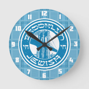 New York Brooklyn Jewish Clock Ronde Klok