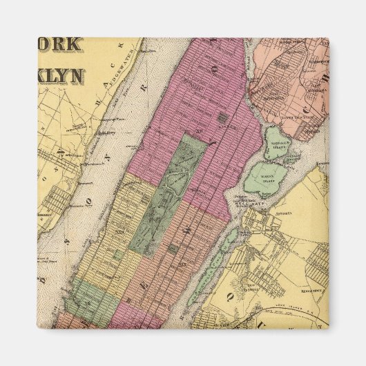 New York, Brooklyn Magneet (Voorkant)