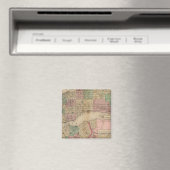 New York, Brooklyn Map van Mitchell Magneet (Insitu (Vaatwasser))