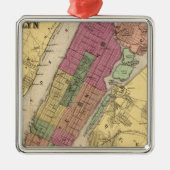 New York, Brooklyn Metalen Ornament (Voorkant)