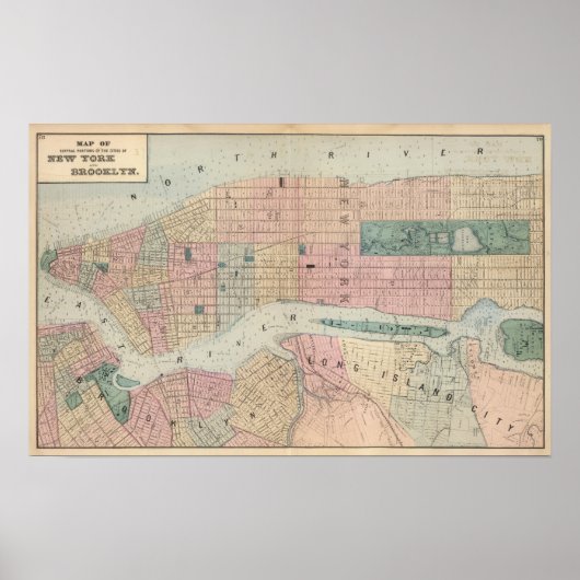 New York, Brooklyn Poster (Voorkant)