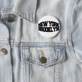 New York Brooklyn Ronde Button 5,7 Cm (In situ)