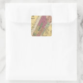 New York, Brooklyn Vierkante Sticker (Tas)