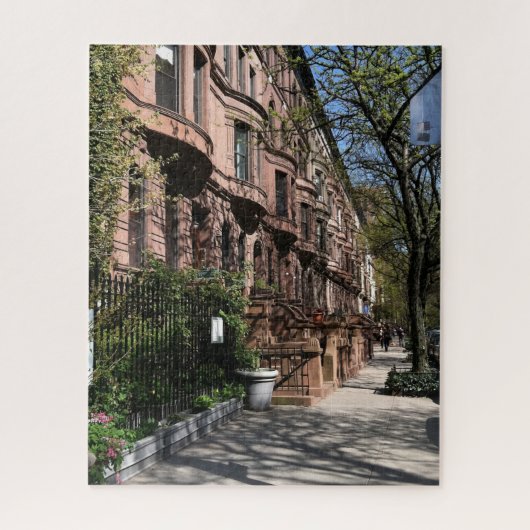 New York Brownstone Upper West Side Buildings NYC Legpuzzel (Verticaal)