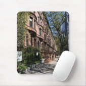 New York Brownstone Upper West Side Buildings NYC Muismat (Met muis)