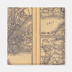 New York, Buffalo, Boston Magneet