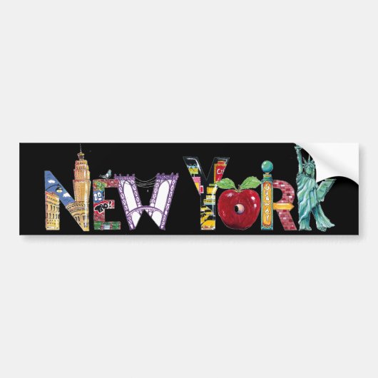 New York bumper sticker (Voorkant)