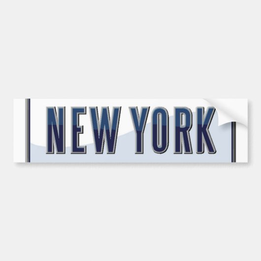 New York Bumpersticker (Voorkant)