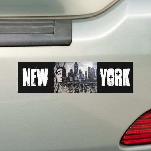 New York Bumpersticker (Op auto)