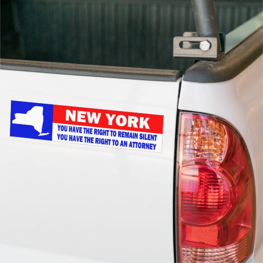 NEW YORK BUMPERSTICKER (Op Truck)