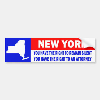 NEW YORK BUMPERSTICKER