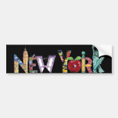New York Bumpersticker (Voorkant)