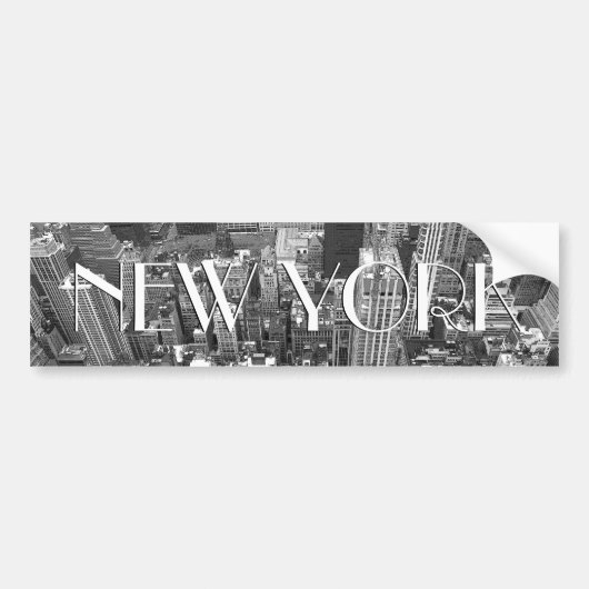 New York Bumpersticker New York City Stickers (Voorkant)