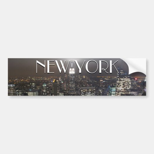 New York Bumpersticker New York City Stickers (Voorkant)