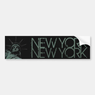 New York Bumpersticker Statue of Liberty Stickers