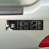 New York Bumpersticker Statue of Liberty Stickers (Op auto)