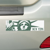 New York Bumpersticker Statue of Liberty Stickers (Op auto)
