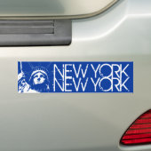 New York Bumpersticker Statue of Liberty Stickers (Op auto)