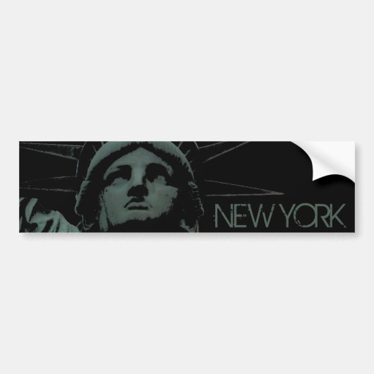 New York Bumpersticker Statue of Liberty Stickers (Voorkant)