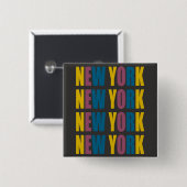 New York Button (Voorkant /achterkant)