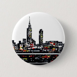 New York Button Badge