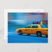 New York Cab Briefkaart (Voorkant / Achterkant)