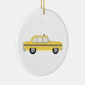 New York Cab Keramisch Ornament (Rechts)