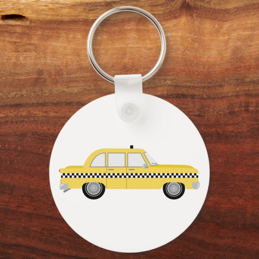New York Cab Sleutelhanger (Voorkant)
