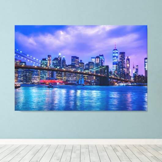 New York Canvas Afdruk (Insitu (Houten vloer))