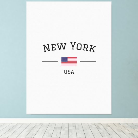 New York Canvas Afdruk (Insitu (Houten vloer))