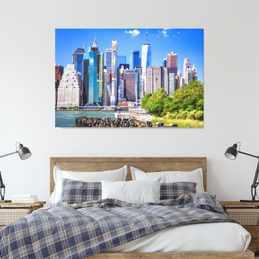 New York Canvas Afdruk (Insitu (Slaapkamer))