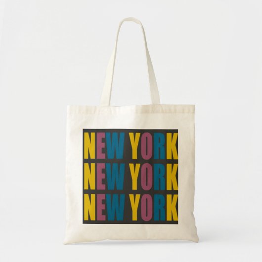 New York Canvas tas (Voorkant)