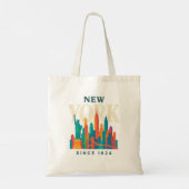 New York Canvas tas (Achterkant)