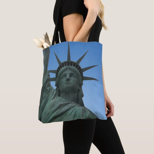 New York Canvas tas Custom Statue of Liberty Bag (Dichtbij)
