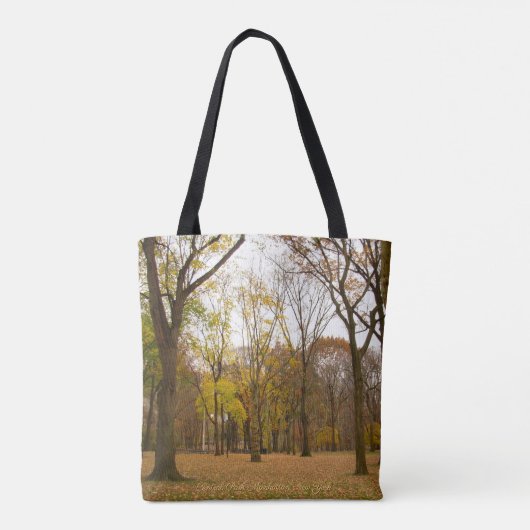New York Canvas tas gepersonaliseerde Central Park (Achterkant)