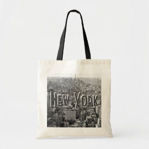 New York Canvas tas - Grijs