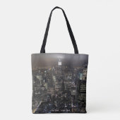 New York Canvas tas Personalized NYC City Lights B (Achterkant)