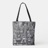 New York Canvas tas persoonlijke NYC Souvenir Bag (Achterkant)