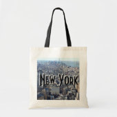 New York Canvas tas - zwart (Voorkant)