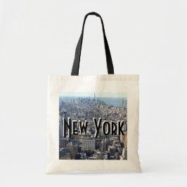 New York Canvas tas - zwart