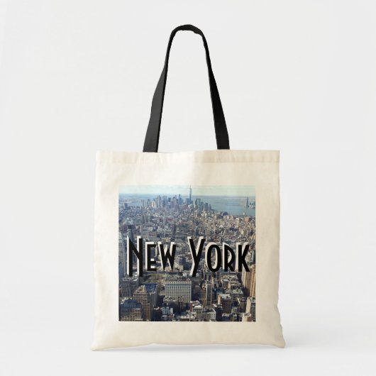 New York Canvas tas - zwart (Voorkant)