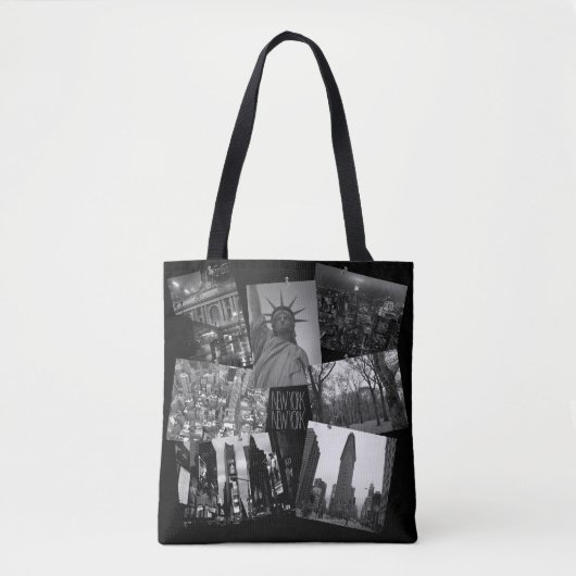 New York Canvas tassen New York Landmark Souvenir  (Voorkant)