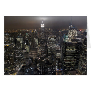 New York Card Cityscape Souvenir Card