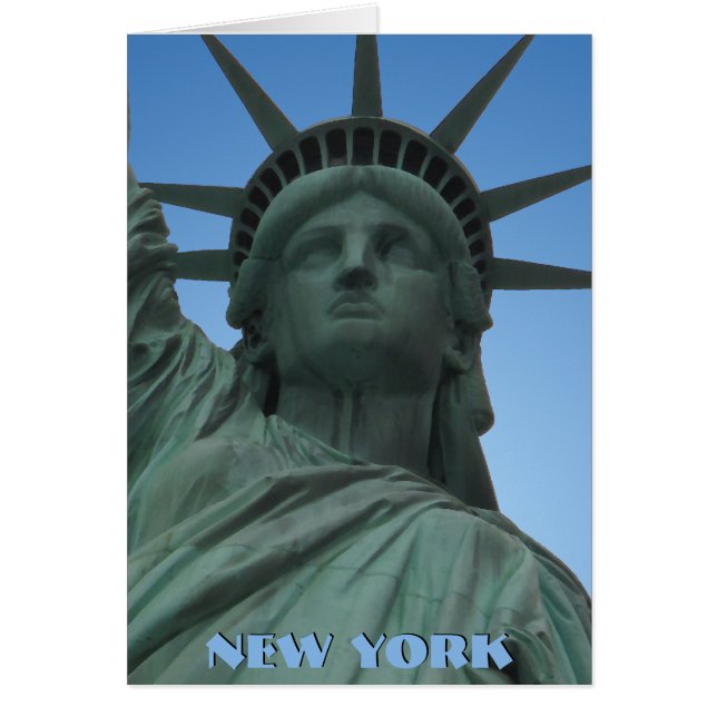 New York Card New York Souvenir Status of Liberty (Voorkant)