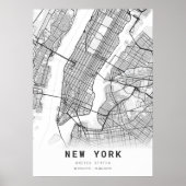 New York Cartography Stadsplattegrond Poster (Voorkant)