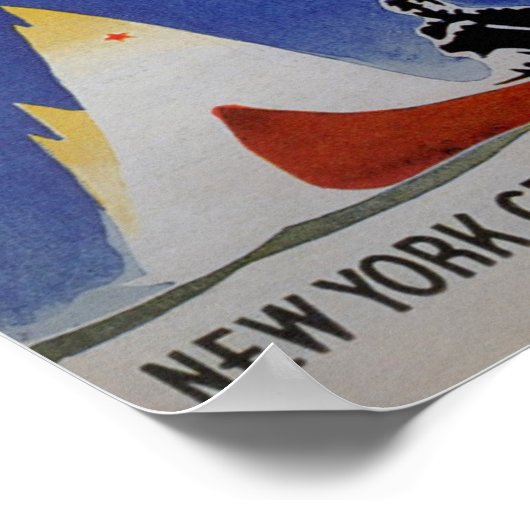 New York Central Adirondacks voor reizen en reizen Poster (Hoek)