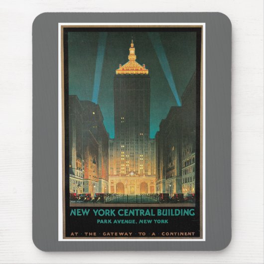 New York Central Building 1930 Muismat (Voorkant)