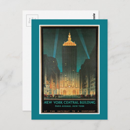 New York Central Building Briefkaart (Voorkant / Achterkant)