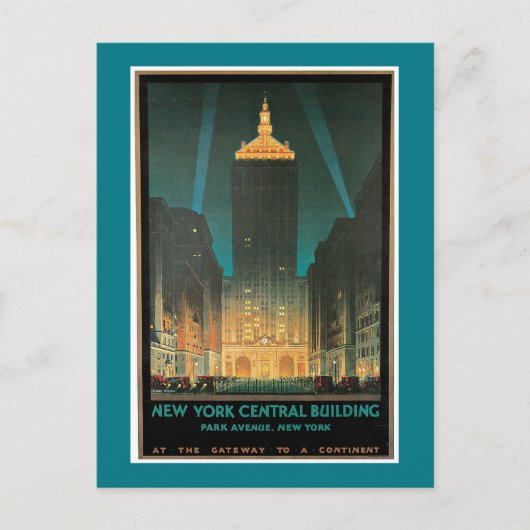New York Central Building Briefkaart (Voorkant)