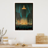 New York Central Building Vintage Travel Poster (Keuken)